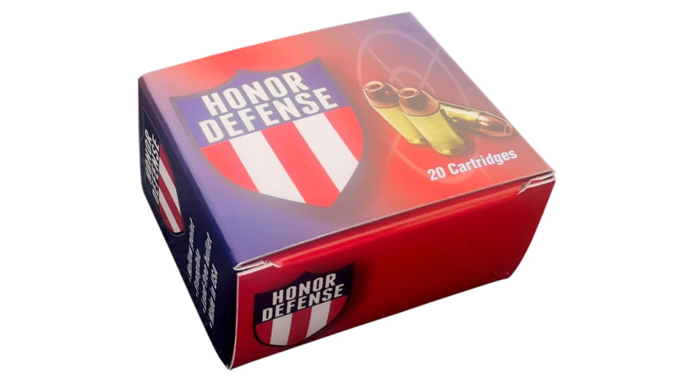 Honor Defense HD380AUTO Honor Defense 380 ACP 75 Gr Hollow Point Frangible 20 B