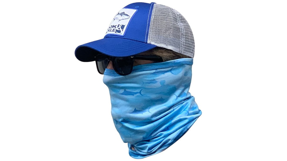 Hook &amp; Tackle Blue Marlin Camo Gaiter, M015828-600-1 SIZE