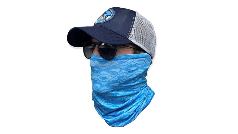 Hook &amp; Tackle Fish Capsule Face &amp; Neck Gaiter, M015844-200-1 Size