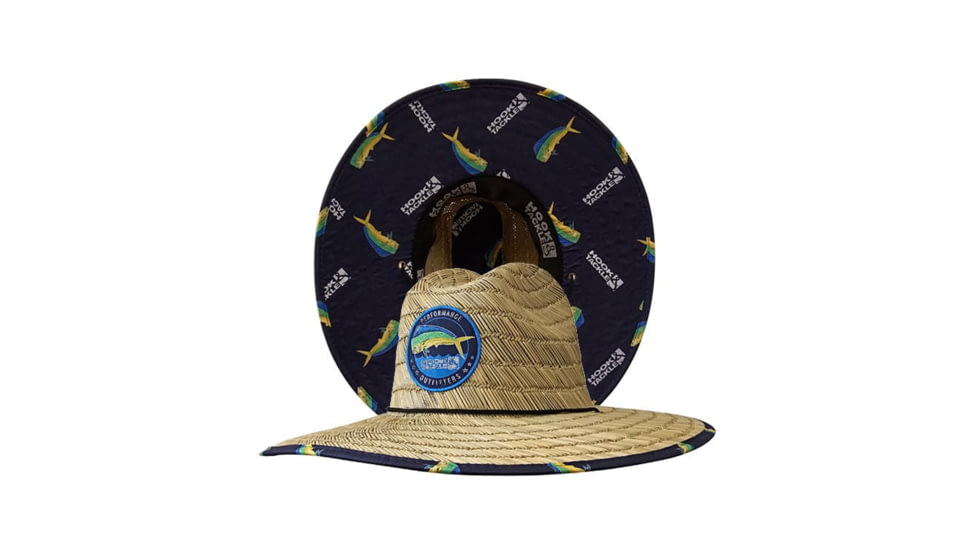 Hook &amp; Tackle Mahi Mahi Straw Hat, M015028-060-M/L
