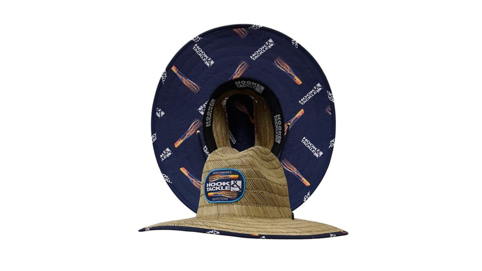 Hook &amp; Tackle Marlin Lures Straw Hat, M015033-060-L/XL