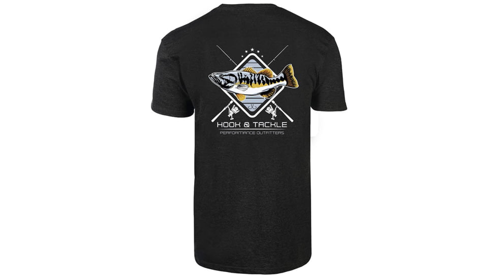 Hook &amp; Tackle Mens Bass Rods Premium T-Shirt, M0135002-924-M