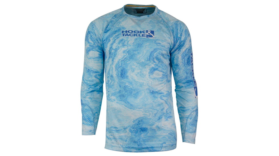 Hook &amp; Tackle Youth Currents UV Fishing Shirt 8-20, C0135013L-235-S