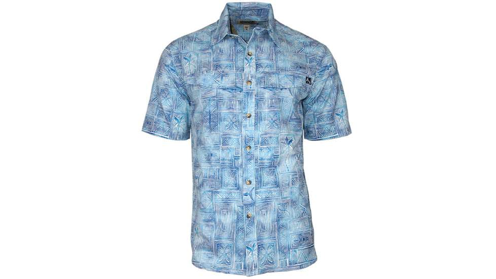 Hook &amp; Tackle Mens Fiji UV Vented Fishing Shirt, M01071S-205-M