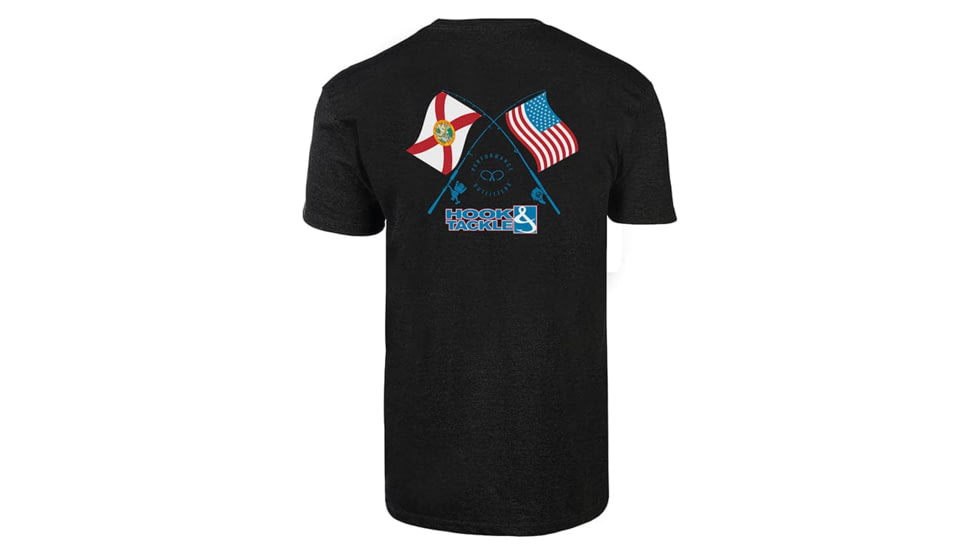 Hook &amp; Tackle Mens Flamerica Premium T-Shirt, M013932-408-2XL