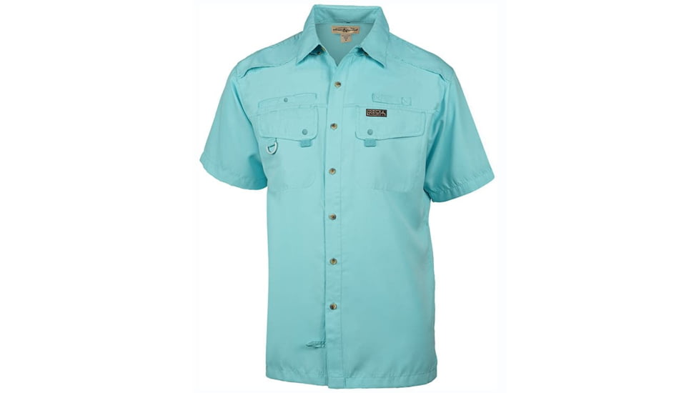 Hook &amp; Tackle Mens Seacliff 2.0 S/S UV Vented Fishing Shirt, M01006S-001-M