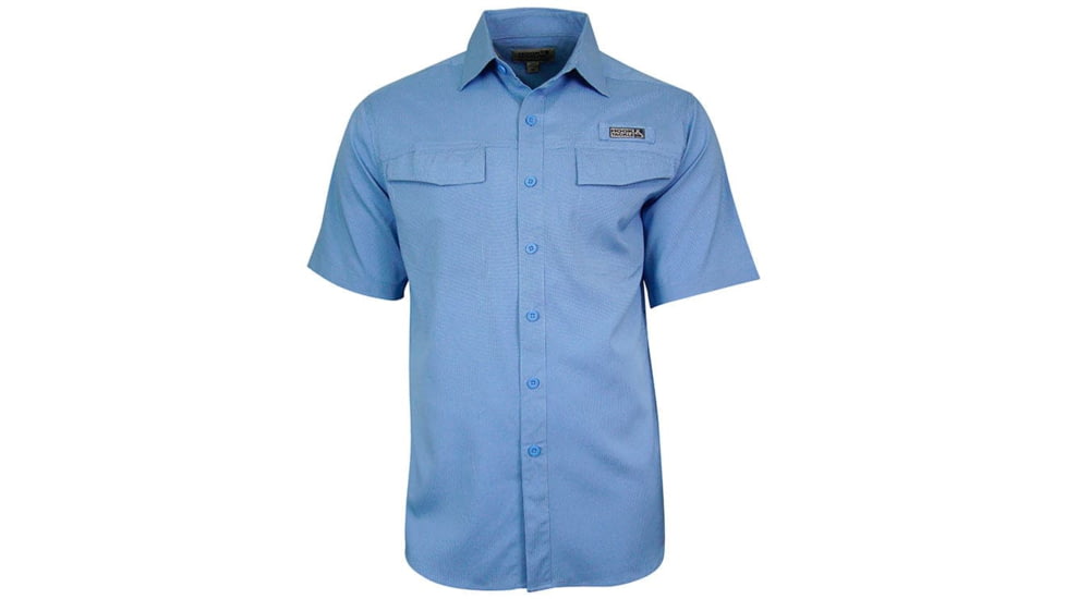 Hook &amp; Tackle Mens Troller S/S UV Vented Fishing Shirt, M01062S-285-2XL