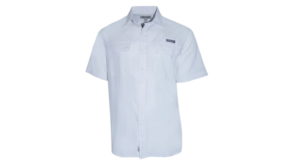 Hook &amp; Tackle Womens Coastline S/S UV Vented Fishing Shirt, W01008S-405-L