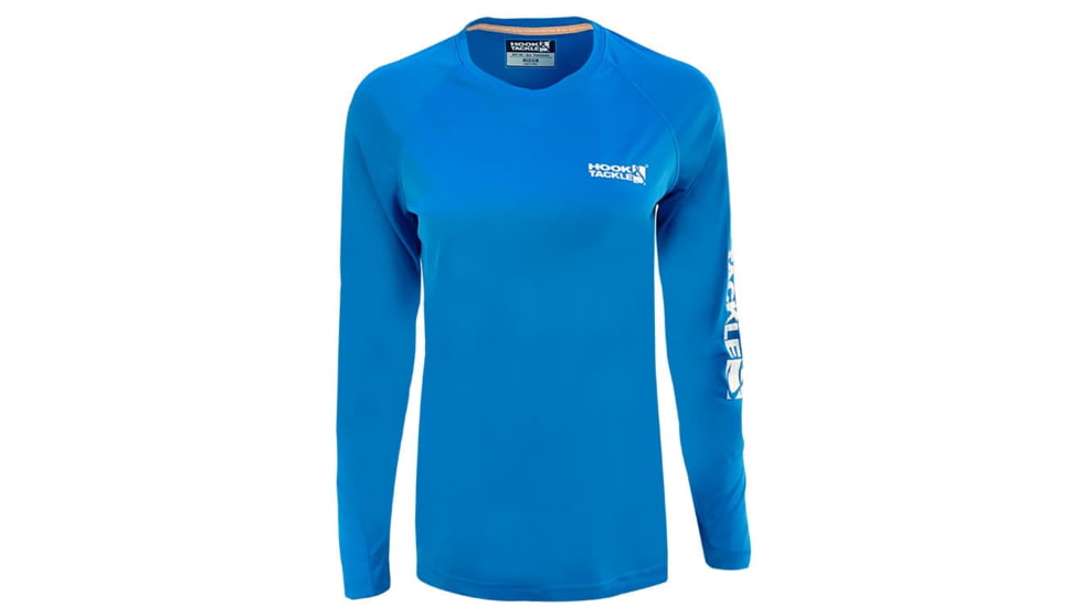Hook &amp; Tackle Womens Seamount L/S UV Fishing Shirt, W01350L-290-XL