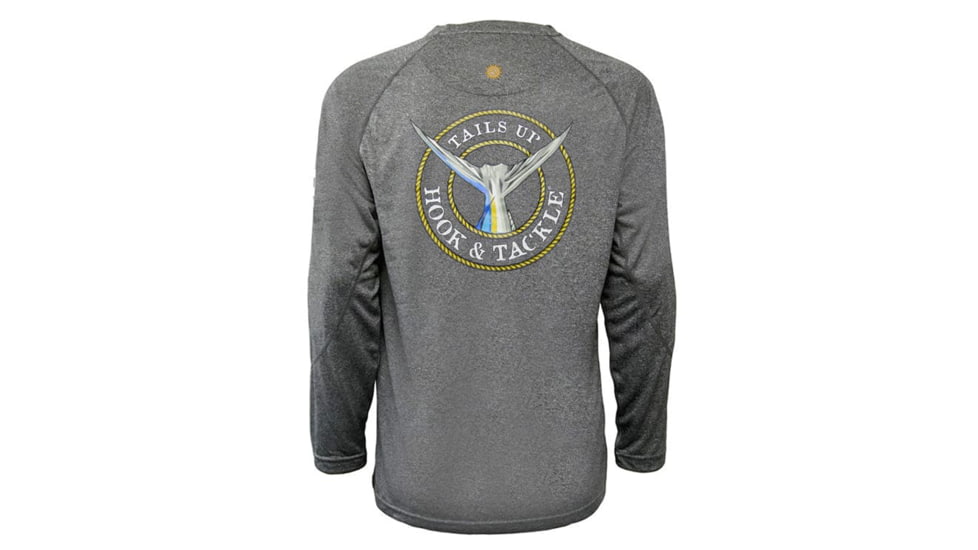 Hook &amp; Tackle Youth Tails Up UV Fishing Shirt 8-20, C013973L-619-XL