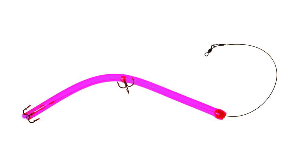 Hookup Barracuda Tube Lure 12", 2 Trebles, Pink, 20-002