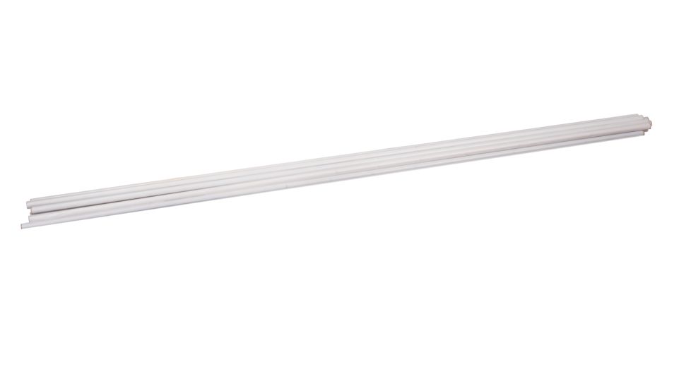 Hooyman 3/8in Fiberglass Poles, White, 1119604