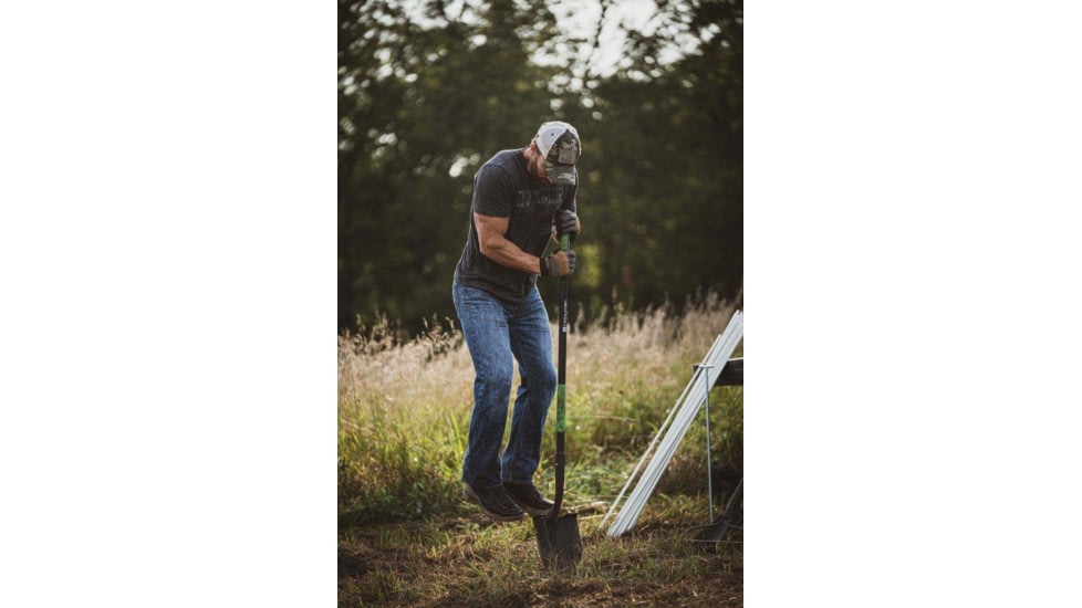 Hooyman Digging Shovel, Black/Green, 1116234