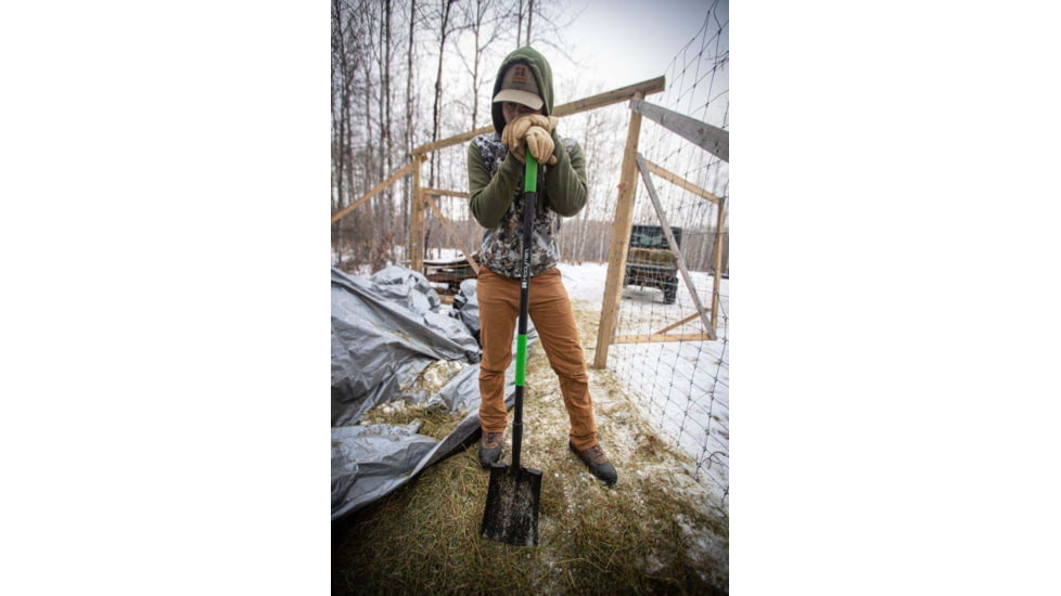 Hooyman Digging Shovel, Black/Green, 1116234