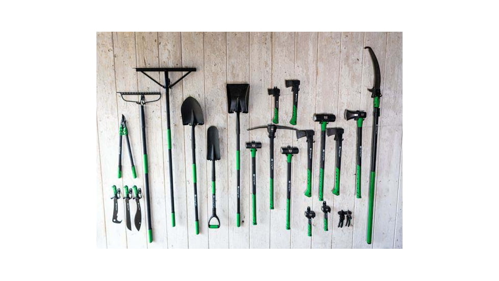 Hooyman Landscape Rake, Black/Green, 1116247