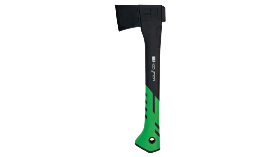 Hooyman Large Hatchet Axe, 18in, Black/Green, 1112240