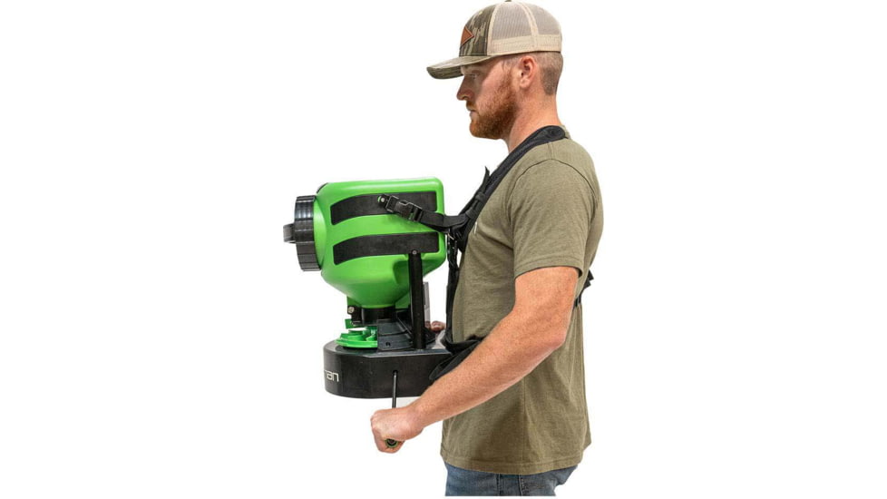 Hooyman Manual Chest 35LB Seeder w/ Shoulder Harness Rig, 1135909