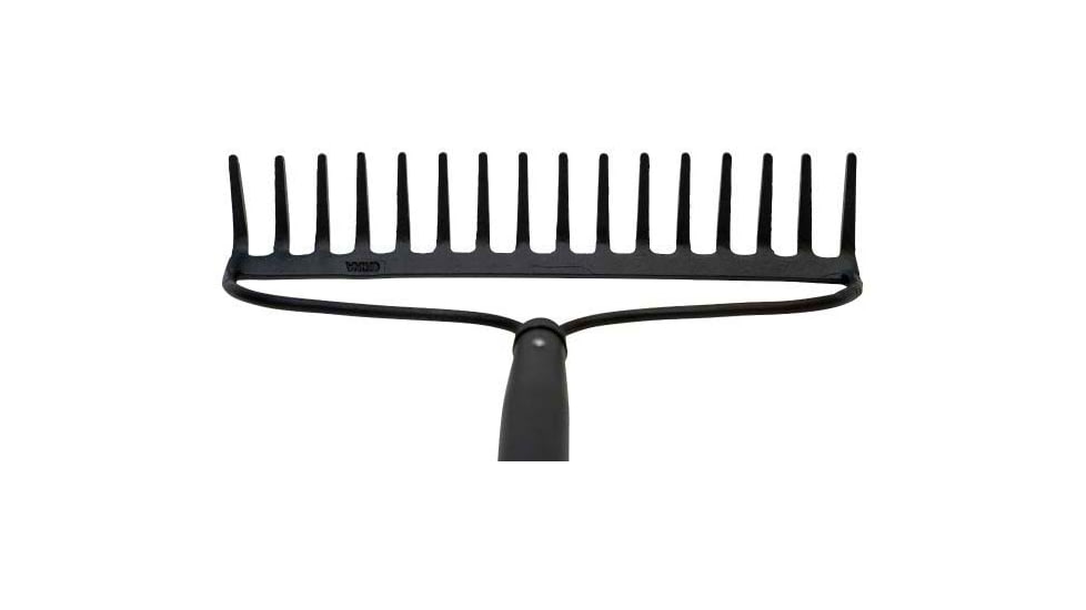 Hooyman Metal Bow Rake, Black/Green, 1116246