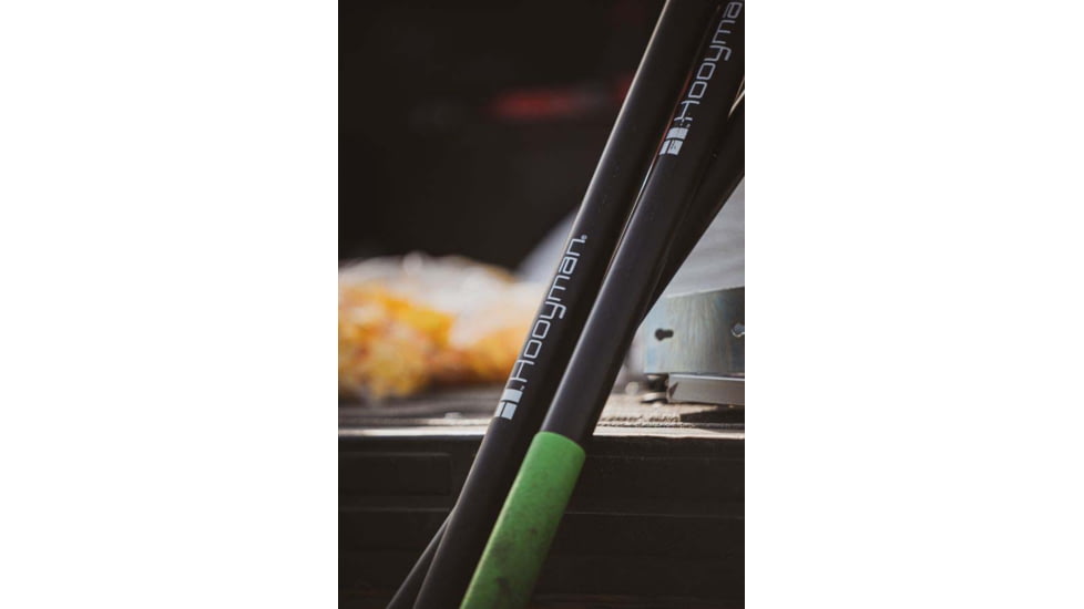 Hooyman Metal Bow Rake, Black/Green, 1116246