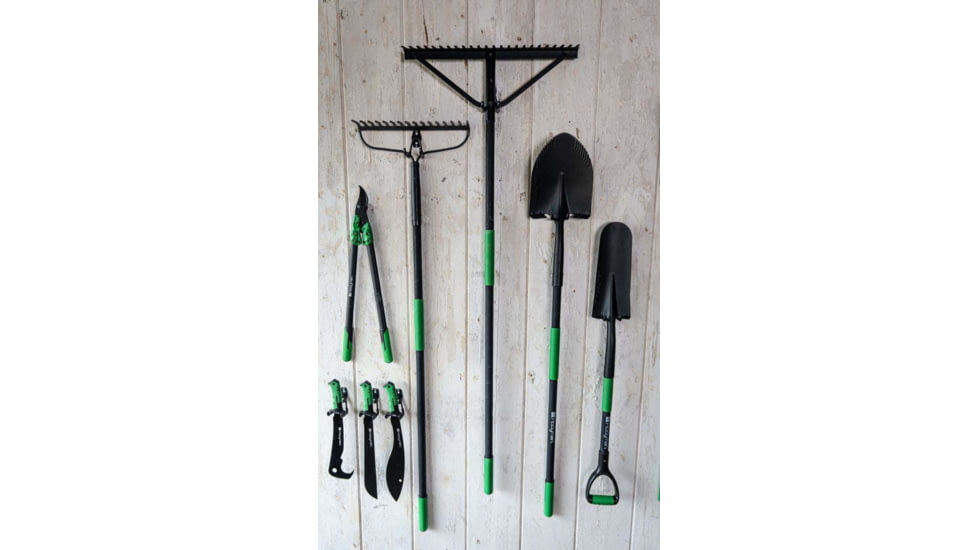 Hooyman Metal Bow Rake, Black/Green, 1116246