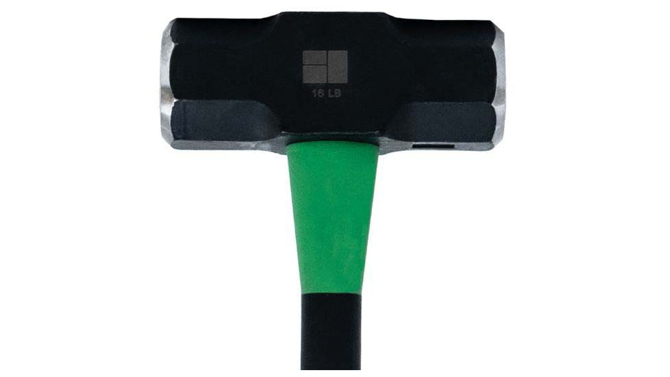 Hooyman Sledge Hammer,16lb, 36in, Black/Green, 1112260