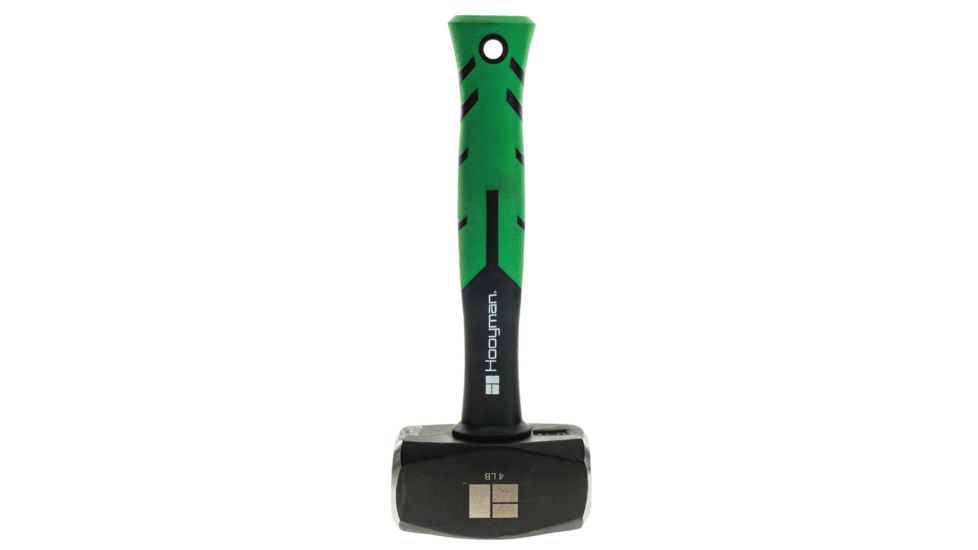 Hooyman Sledge Hammer, 4lb, 11in, Black/Green, 1112254