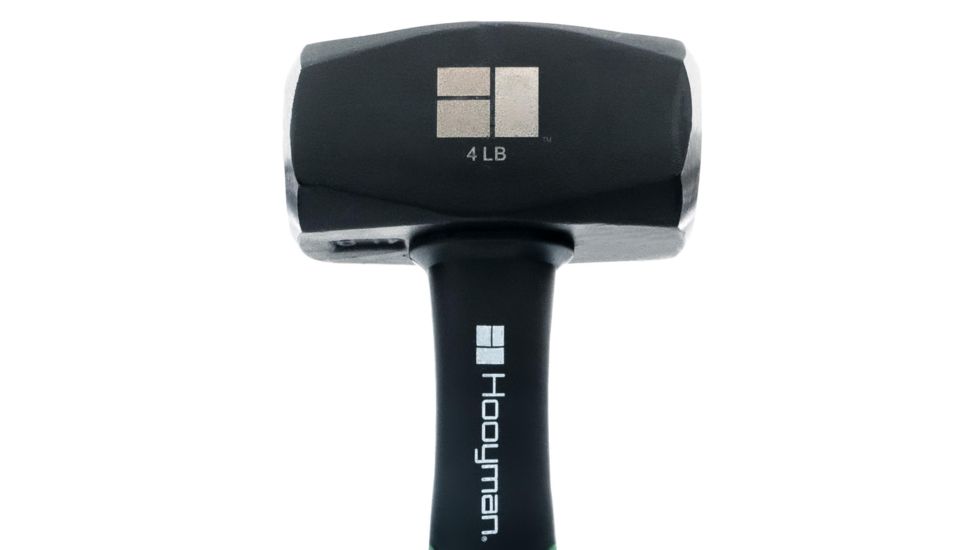 Hooyman Sledge Hammer, 4lb, 11in, Black/Green, 1112254