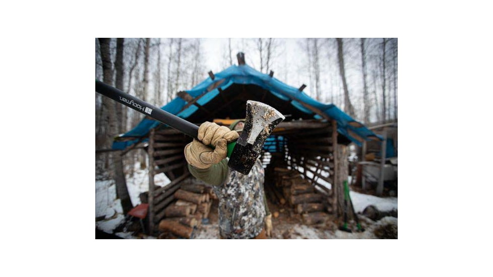 Hooyman Splitting Maul Axe, 8lbs, 36in, Black/Green, 1112248