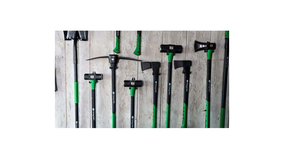 Hooyman Splitting Maul Axe, 8lbs, 36in, Black/Green, 1112248
