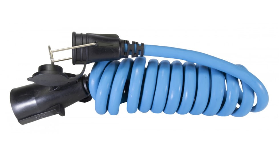 Hopkins Towing Solutions Endurance Flex Coil Adapter 7 RV Blade To 6 Round, Center Pin Electronic Brake, 47085