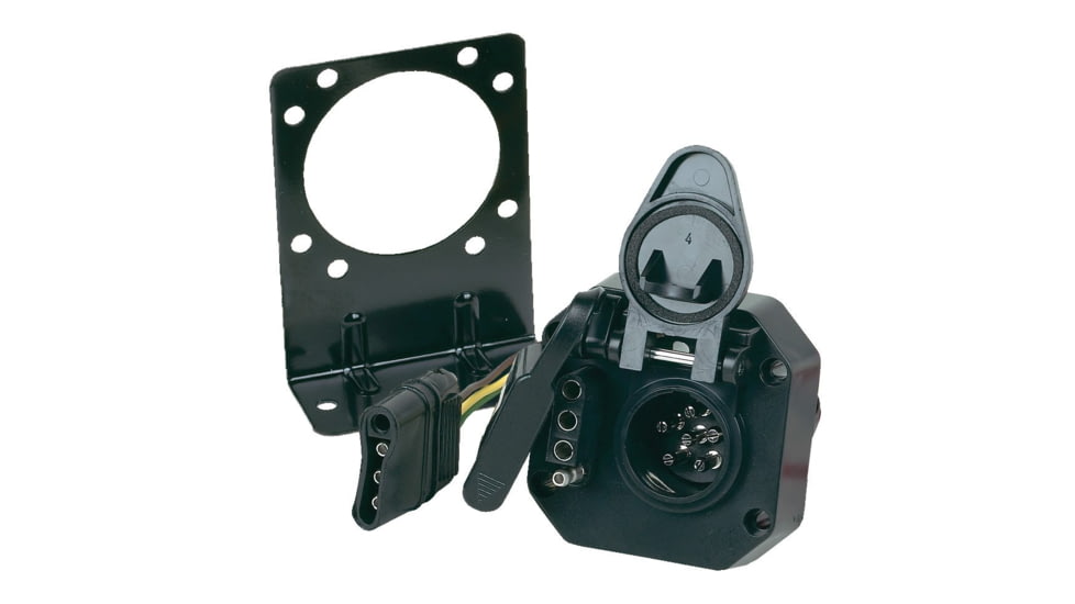 Hopkins Towing Solutions Multi Tow 4 Flat To 6 Round And 4 Flat Adapter, 47175