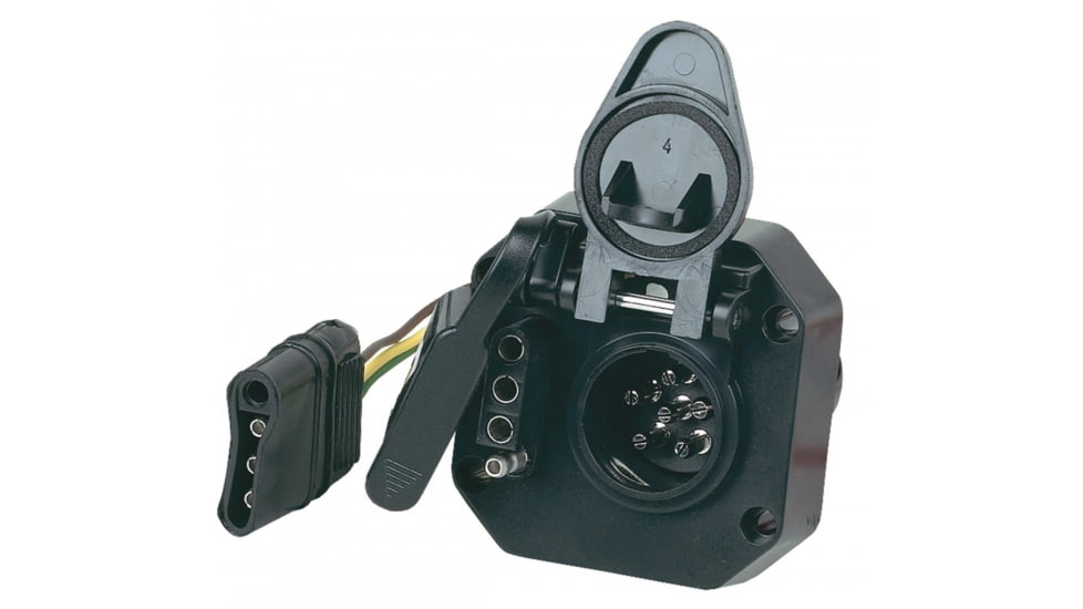 Hopkins Towing Solutions Multi Tow 4 Flat To 6 Round And 4 Flat Adapter, 47175