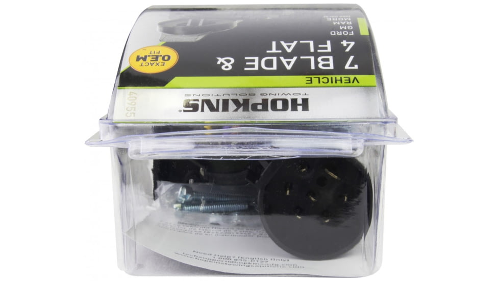 Hopkins Towing Solutions Multi Tow Wiring Kit For Ford/Gm 7 Blade And 4 Flat, 40955