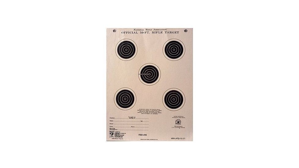 Hoppes 50ft Five Bulls 7 x 9 Tag A5 (20/Pack)