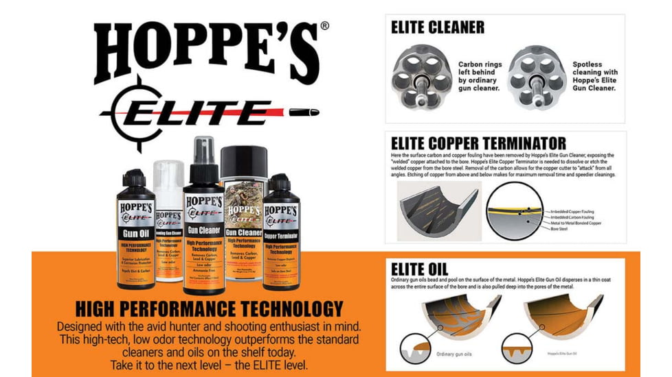 Hoppes 9 Elite Cleaning Gun Oil, squeeze 2 oz