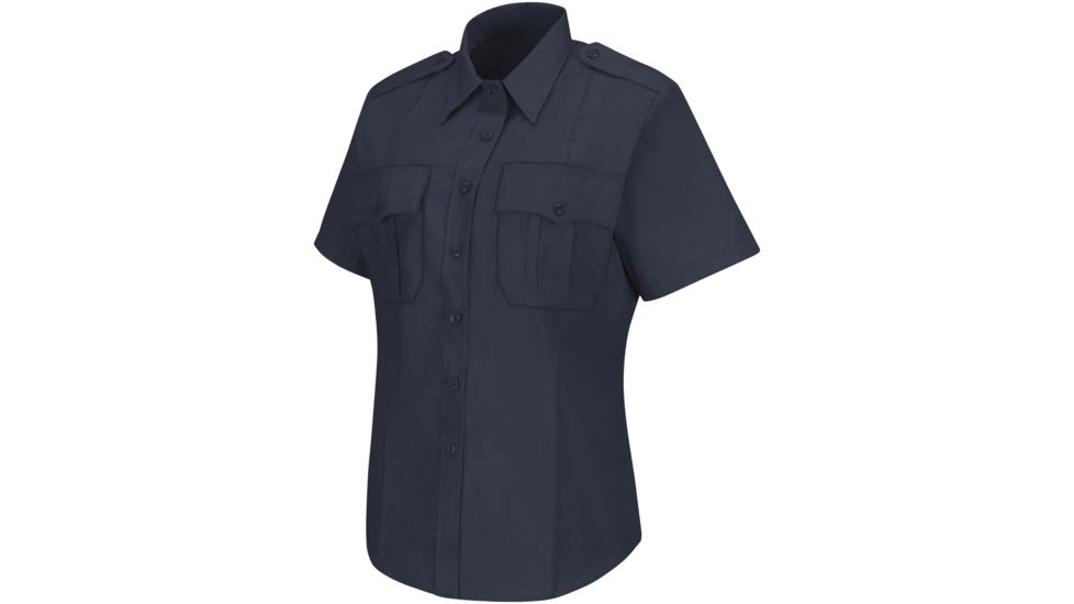 Horace Small New Dimension Stretch Poplin Shirt , Dark Navy, SSL HS1266SSL