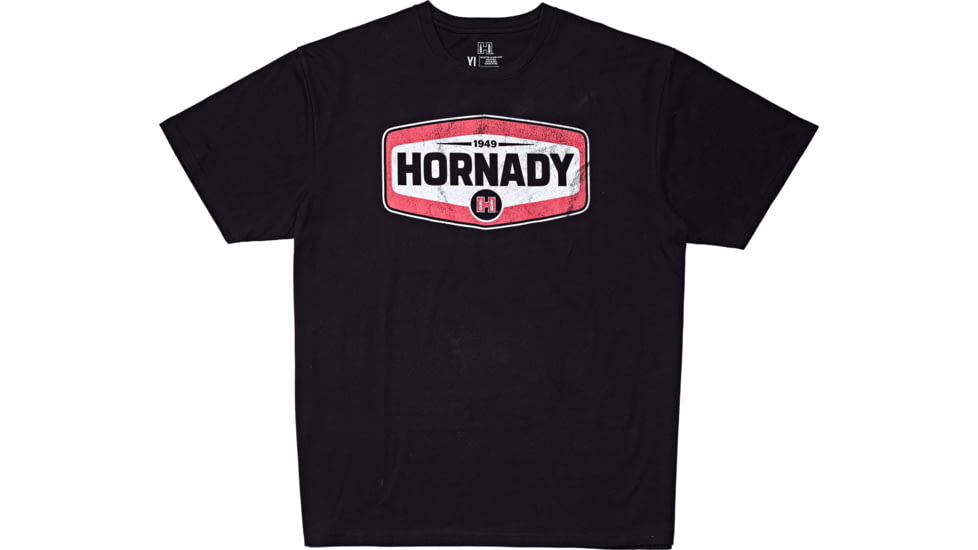 Hornady Black T-Shirt - Men's, Black, Large, 99607L
