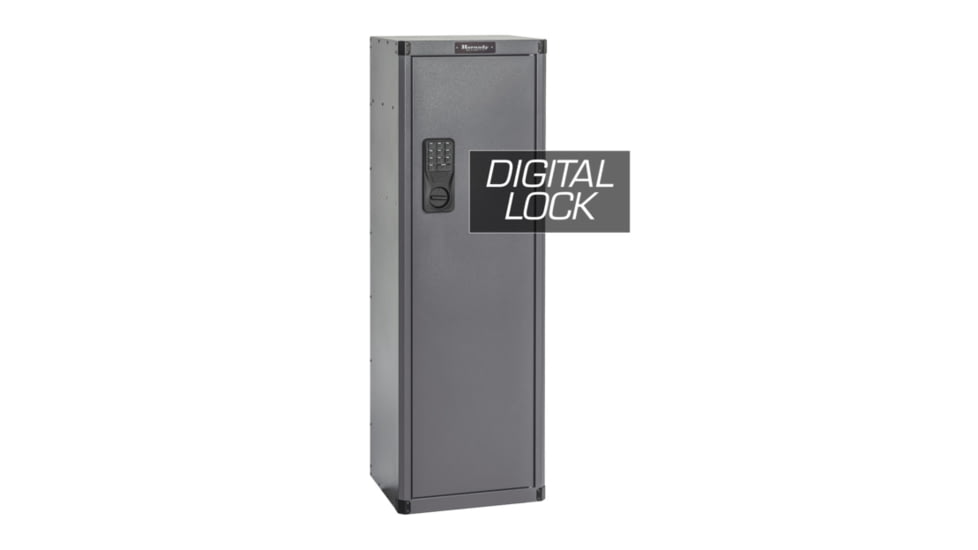 Hornady 12- Gun Cabinet w/Digital Lock, Grey, 95114