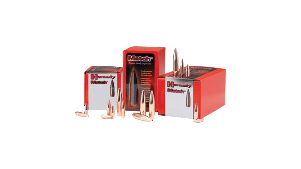 Hornady 24585 Match 6mm .243 105 GR Boat Tail Hollow Point Match 500 Box