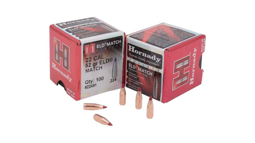 Hornady 24561 ELD Match 6mm .243 108 GR 100 Box