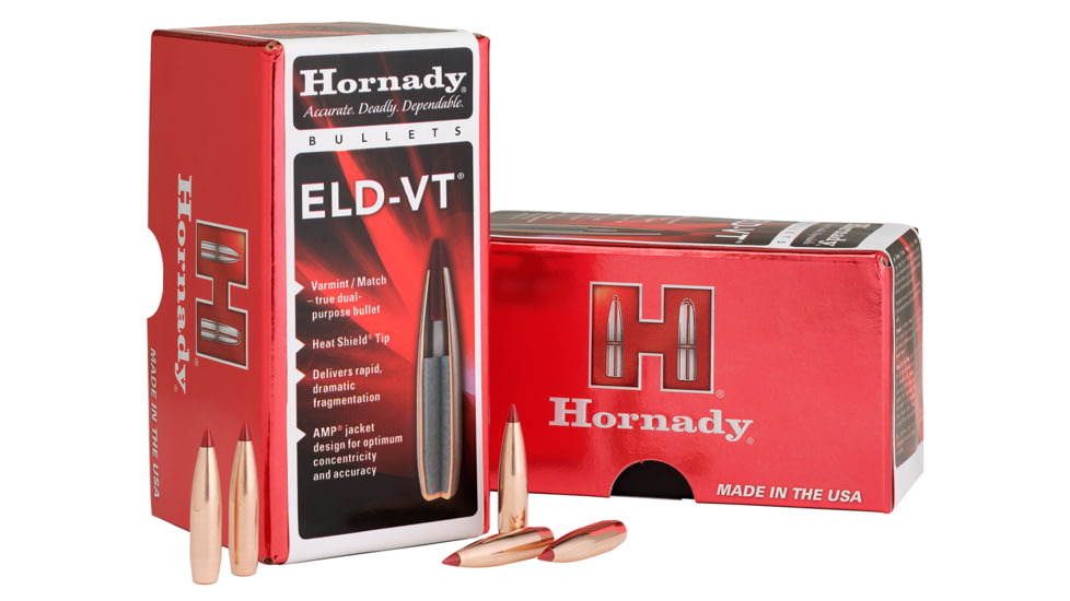 Hornady 25412 Eld-Vt 25Cal 95Gr Rifle Bullets 100 Per Box/25Case, 185949