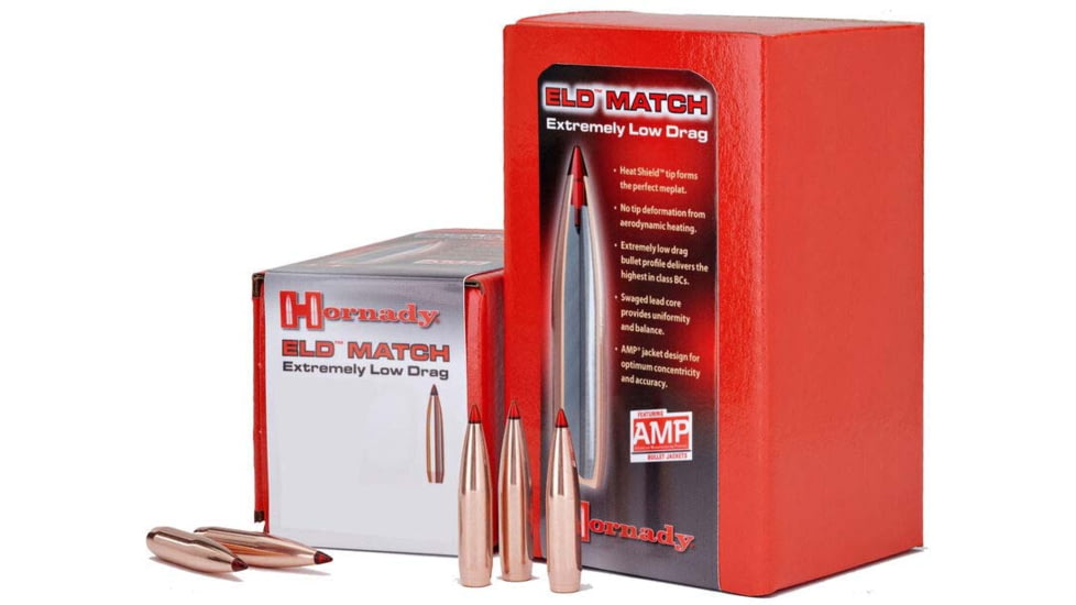 Hornady 26333 ELD Match 6.5mm .264 147 GR 100 Box