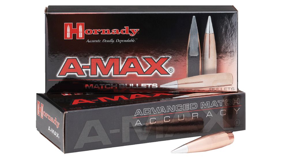 Hornady 305026 Rifle 30 Caliber .308 168 GR A-Max 250 Box 302026