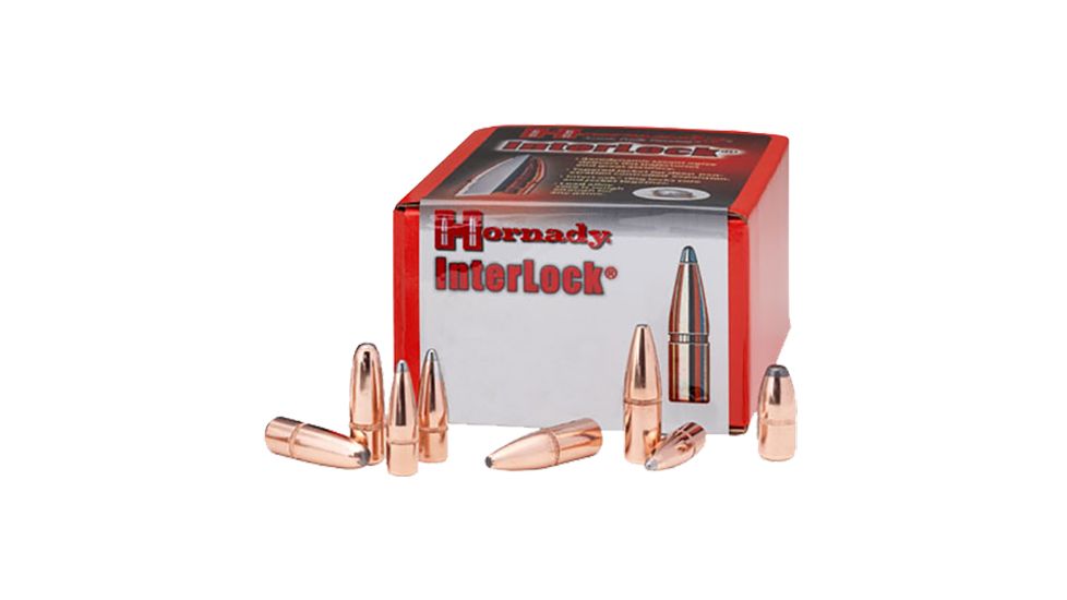 Hornady 2825 InterLock 7mm .284 139 GR Boat Tail Spire Point 100 Box