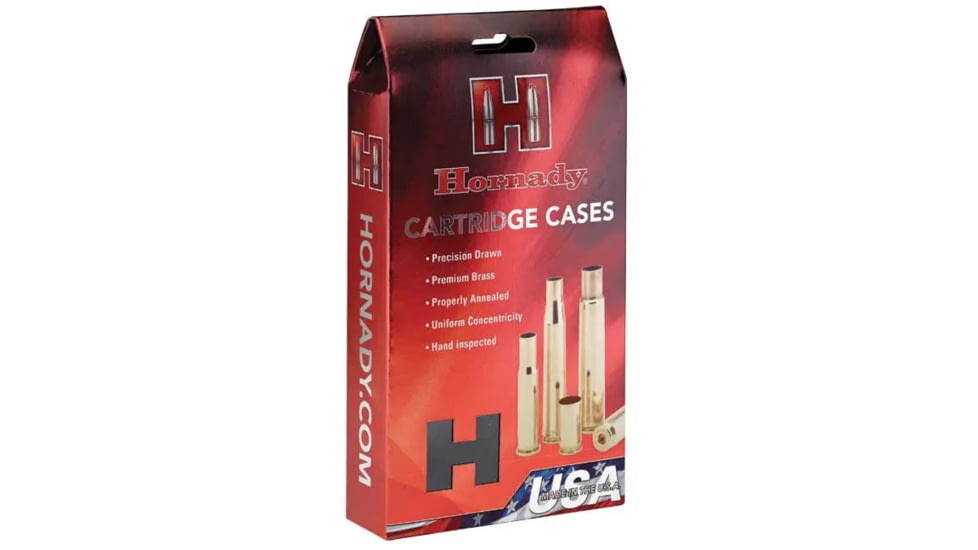 Hornady Unprimed Cases Cartridge .338 ARC Rifle Brass, 50 Piece, 86837