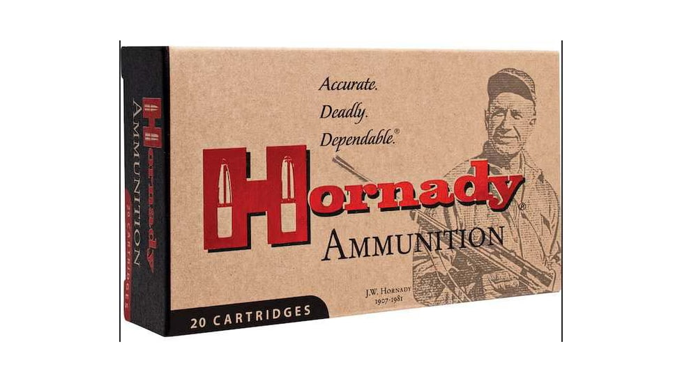 Hornady .338 Lapua Magnum 240 Grain Rifle Ammo, 20 Rounds, 82318