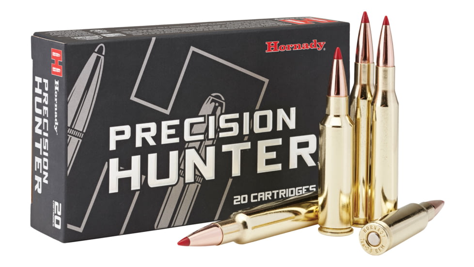 Hornady Precision Hunter .30-378 Weatherby Magnum 220 grain Extremely Low Drag - eXpanding Brass Cased Centerfire Rifle Ammo, 20 Rounds, 82214