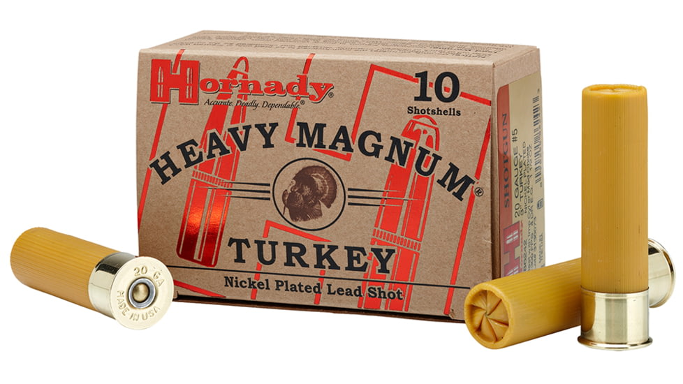 Hornady 86248 Heavy Magnum Turkey Loads 20 Ga 3 1-3/8oz 5 Shot 10Box/10Case