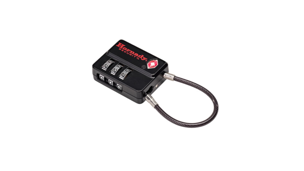 Hornady 96023 Flex Micro TSA Lock Open W/ Combination Black