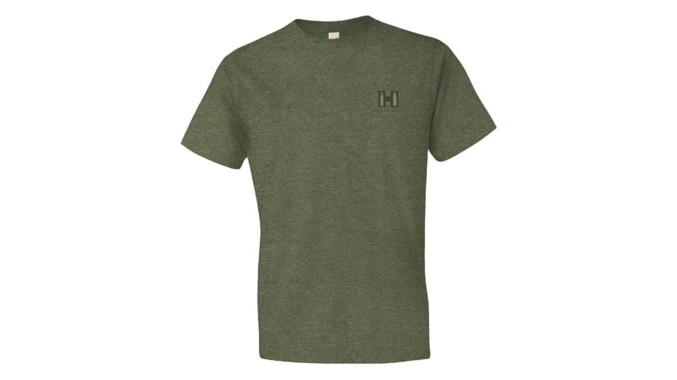 Hornady Cotton Short Sleeve T-Shirt - Men's, Extra Large, OD Green, 99600XL